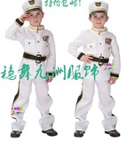 圣诞节儿童帅气小海军服饰新款男童派对衣服 帅气小海军演出服装