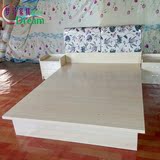 板式床现代简约储物床1.2米1.5米1.8米气动高箱床厂家直销可定制
