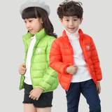 反季促销棉衣童装男女童冬装2016新款中大童棉服轻薄短款儿童韩版