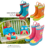 韩国外贸出口原单儿童雨鞋雨靴男童女童防滑防水卡通中高低筒雨鞋