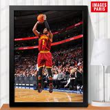 NBA骑士队欧文海报装饰画 nba篮球明星球星海报凯里欧文