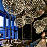 后现代简约LED星球火花吊灯餐厅客厅卧室酒吧咖啡厅创意铁艺吊灯