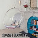 外贸出口加厚亚克力泡泡椅bubble chair透明圆球椅秋千吊椅8042