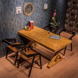 大班台原木长桌会议桌电脑桌长条桌实木大板桌办公桌创意洽谈桌椅