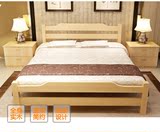 特价松木床单人带抽屉床双人床带拖床现代简约实木床成人床
