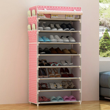 简易鞋架欧式布鞋柜大容量折叠组装现代简约多层特价收纳柜经济型