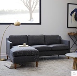 北欧沙发美式简约双人组合布艺沙发客厅大小户型转角贵妃组合沙发