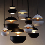 北欧吊灯创意单头餐厅灯卧室床头灯设计师新款铝材艺术小苹果吊灯