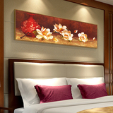 欧式古典床头装饰画 卧室横幅挂画 客厅静物壁画沙发背景墙画