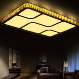 大气长方形客厅灯具现代奢华led水晶灯创意简约卧室餐厅吸吊顶灯