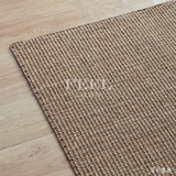 菲尔天然环保剑麻地毯现代简约客厅茶几餐厅玄关手工缝边地垫定制