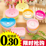 卡通可爱小兔子香皂盒沥水 浴室双层塑料创意肥皂盒 大号欧式韩国
