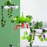 后现代仿真绿植时尚简约风植物吊灯假花装饰艺术卧室餐厅单头吊灯