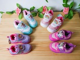 特价出口日本单儿童运动鞋外贸女童鞋卡通米白雪公主春秋休闲鞋