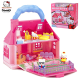 Hello Kitty 凯蒂猫迷你娃娃屋032345手提玩具房子女孩过家家玩具