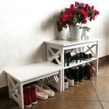 欧式换鞋凳简易鞋架多层特价鞋子收纳架经济型家用客厅组装小鞋架
