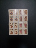 中国邮票2011-2凤翔木版年画全新四方联全品保真