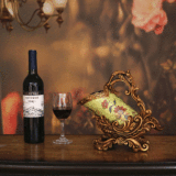 精品欧式酒架摆件酒柜装饰品客厅 创意葡萄酒架红酒酒托吧台工艺
