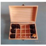 精油盒子新店特惠 15格精油木盒15瓶20ml精油收纳盒实木包装盒子