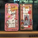 意大利 时尚dolce gabbana D&G妈妈系列童趣iphone6/6Splus手机壳