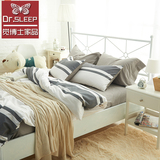 纯棉四件套双人1.8/2.0m床 全棉床单被套床笠2米x2.3米2.2x2.4米