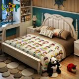 韩式田园床欧式1.5公主床双人床单人床1.2米实木儿童床高箱储物床