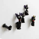日本魔女宅急便黑猫冰箱贴小猫咪动物磁铁磁铁创意吸铁石卡通可爱