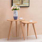 北欧新款桌椅现代客厅沙发圆形边几个性创意茶桌小茶几休闲咖啡桌