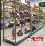广州玻璃工艺品花鸟鱼虫货架小饰品儿童用品玩具展柜畅销国内外