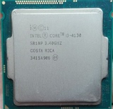 INTEL Intel/英特尔 I3 4130 CPU 3.4Ghz 散片 正式版 双核四线程