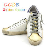 美国代购Golden Goose真皮金色GGDB女单鞋小白鞋星星做旧运动板鞋