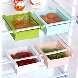 冰箱隔板层收纳架创意厨房用品抽屉式塑料保鲜置物架分类整理架子