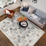 美式地毯客厅北欧沙发茶几垫 日式简约现代卧室床边毯宜家长方形