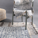 印度进口地毯洛拉纯棉线手工编织现代时尚北欧茶几卧室飘窗床边毯
