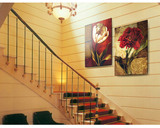 客厅装饰画欧式抽象单幅卧室走廊楼梯挂画酒店宾馆壁画无框画