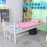 新款儿童床无味环保简易铁艺小床儿童单人床带护栏全护栏小孩床铁