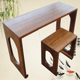 特价仿古中式古典实木榆木古琴琴桌古筝琴凳书桌画桌条案条几琴台