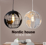 新款北欧个性地球吊灯美式艺术卧室客厅餐厅网咖过道吧台书房吊灯