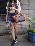 日本代购女包samanthavega锁头品牌女包饺子包百搭单肩手提包时尚