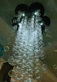 天花板装饰吊件空心玻璃球 酒店会所软装空间设计装饰吊饰玻璃