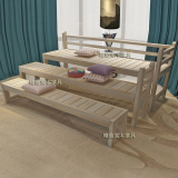 拼床加宽加长实木床架床板加宽床护栏简易床定做床边床架