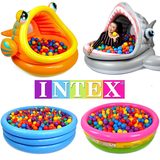 INTEX儿童婴儿游泳池小孩家庭充气水池海洋球池沙池成人洗澡浴盆