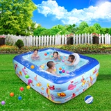 水迪超大型婴儿童游泳池加厚成人充气水池超高家庭小孩戏水池浴池