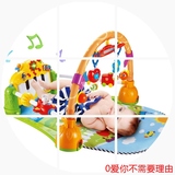 宝宝健身架脚踢音乐婴儿钢琴健身器踩踏游戏垫地毯玩具躺着坐0岁1