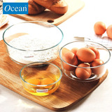 进口钢化玻璃碗创意透明水果沙拉碗微波炉米饭碗泡面汤碗家用套装
