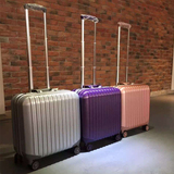 迷你商务小型行李箱16男女旅行登机箱横款18寸17拉杆箱万向轮20寸