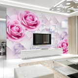 3D立体现代简约电视背景墙壁纸影视墙纸客厅大型壁画欧式无缝墙布