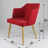 实木餐椅水曲柳椅子靠背电脑椅咖啡椅软包椅布艺北欧宜家餐桌椅子