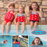 儿童泳衣女童救生衣女孩连体公主男童宝宝婴儿专业漂浮浮力游泳衣