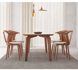 柴木坊  纯实木简易大师设计四人西餐桌 小户型饭桌可定制餐桌椅